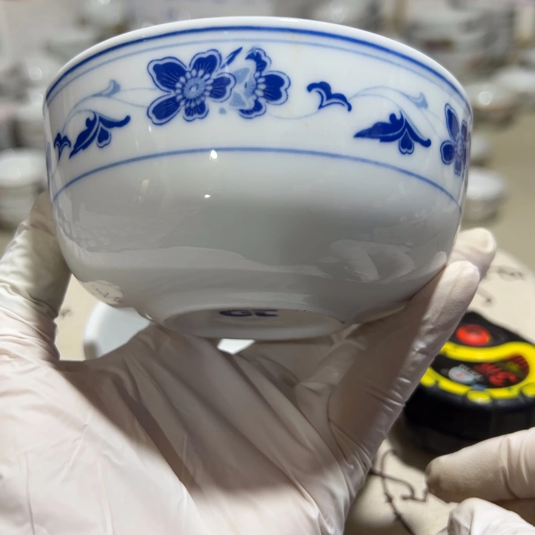 醴陵高温瓷群力出口碗11.5厘米