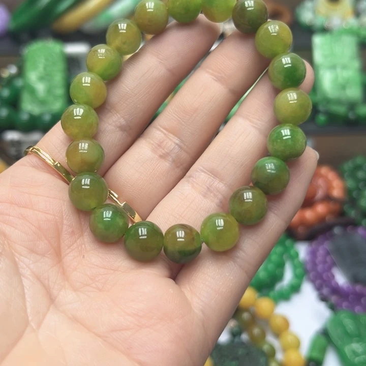 翡翠未镶嵌颈饰手串43