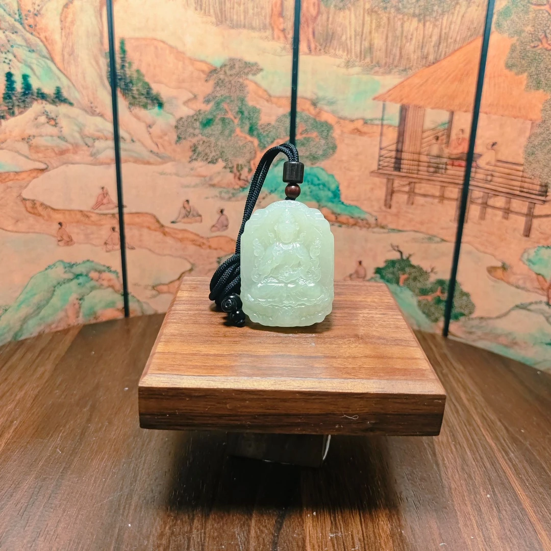 Y和田玉观音吊坠1695