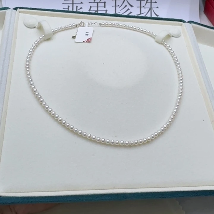 淡水珍珠颈饰银S925镶嵌275