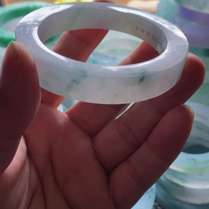 定制翡翠缅甸A货翡翠玉手镯未镶嵌德****店