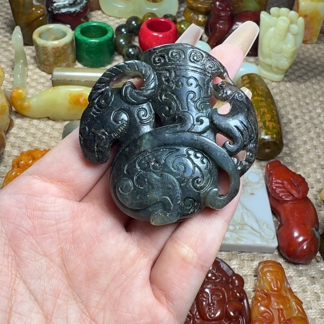 吊坠白玉菩提挂件