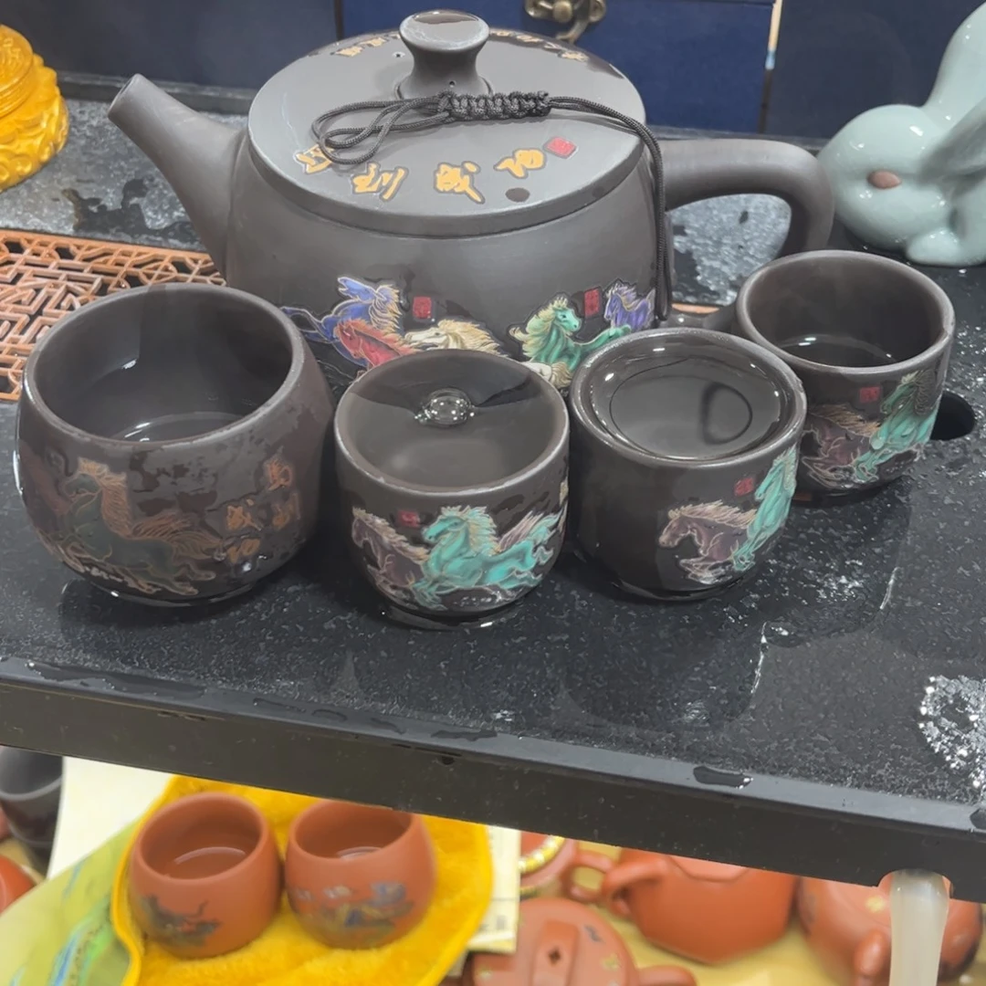 茶杯紫砂紫砂壶一壶4杯