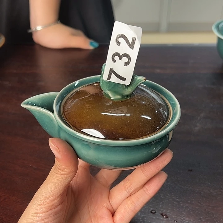 龙泉云间青瓷小米茶器