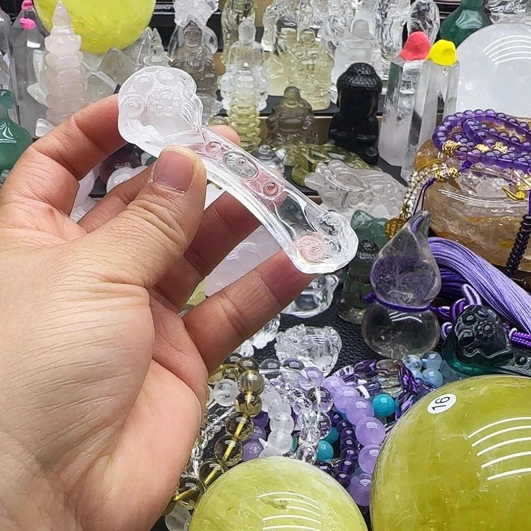 车挂水晶未镶嵌摆件