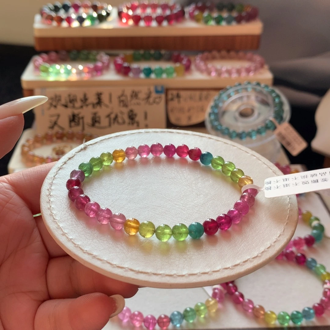 未镶嵌手链碧玺碧玺