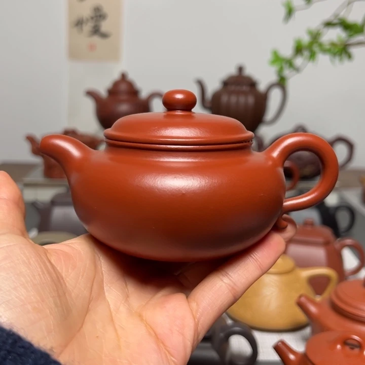 紫砂茶壶汉*全手工仿古220cc