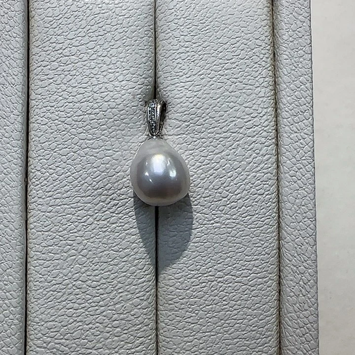 颈饰淡水珍珠银S925镶嵌