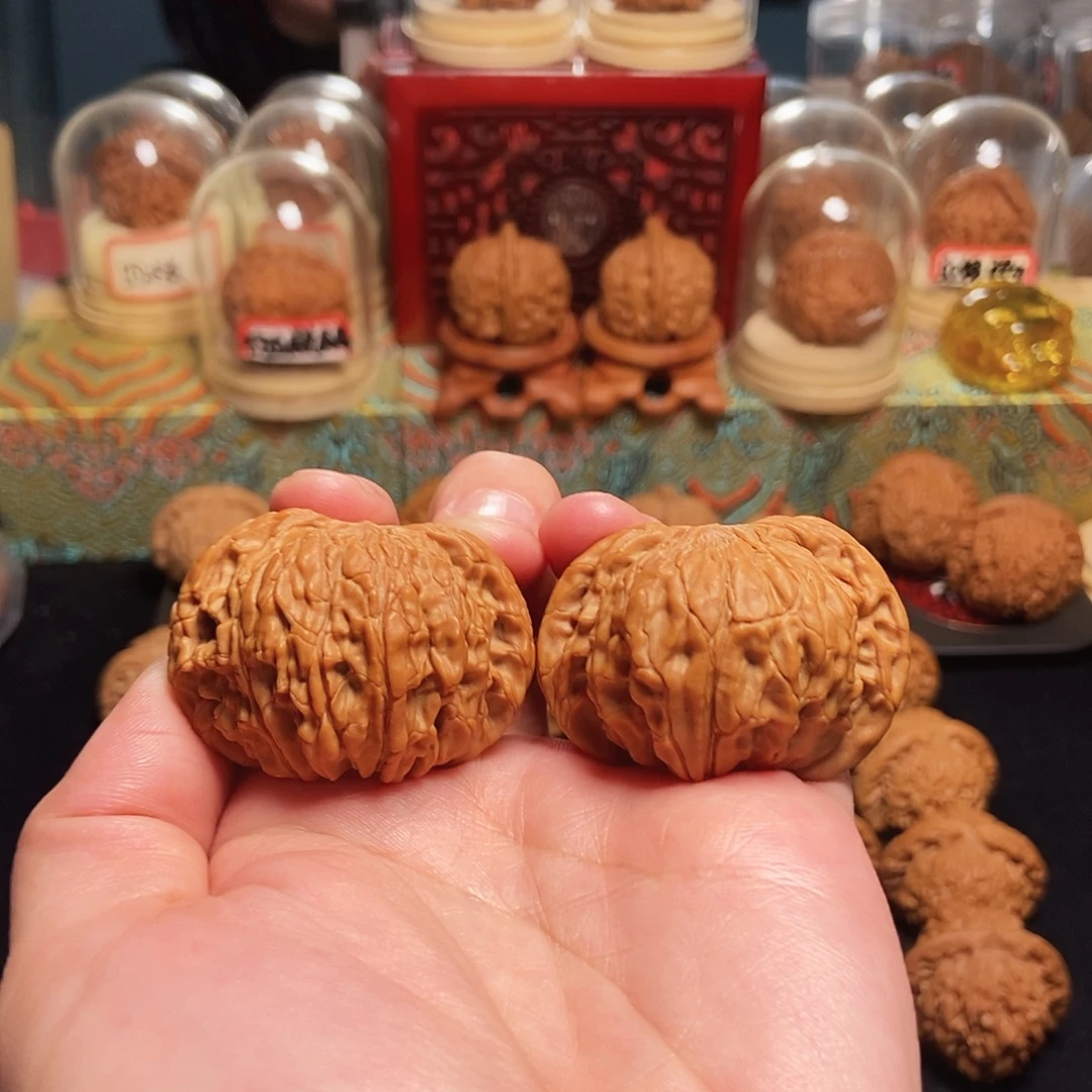 光****吊坠文玩核桃44全品磨盘