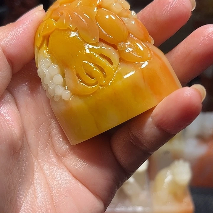 黑***阳老挝石老挝保利石印章