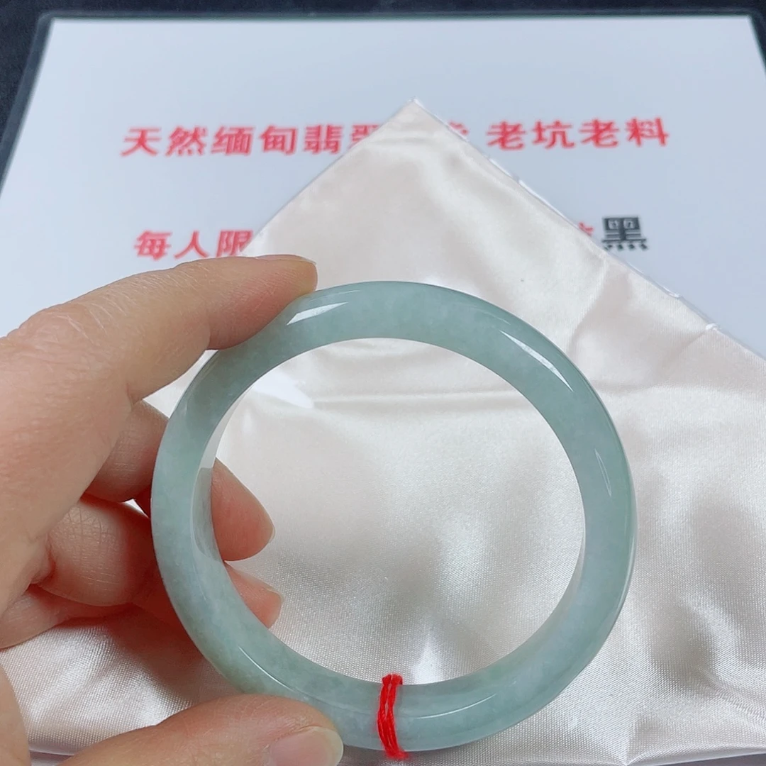 任***任翡翠未镶嵌手镯天然翡翠手镯63