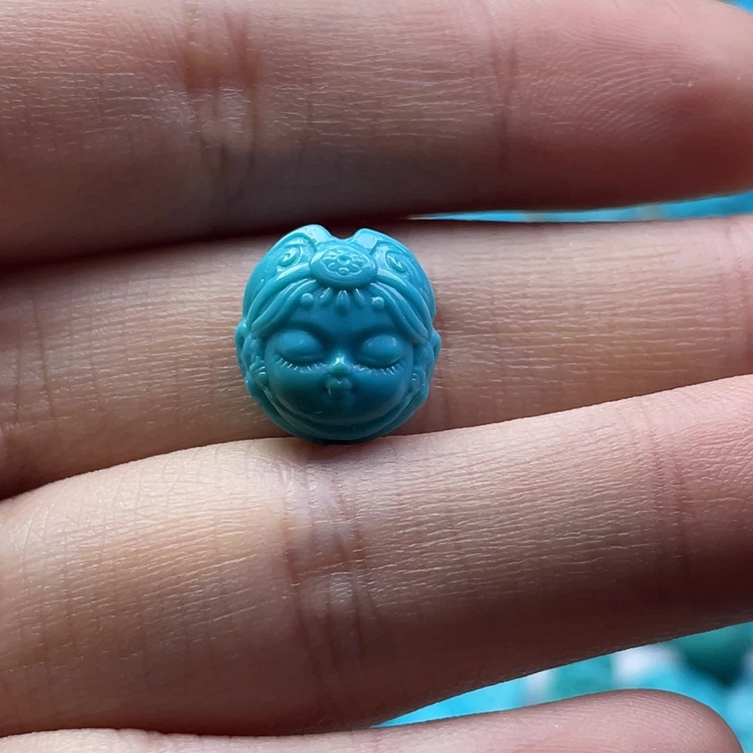 绿松石未镶嵌颈饰