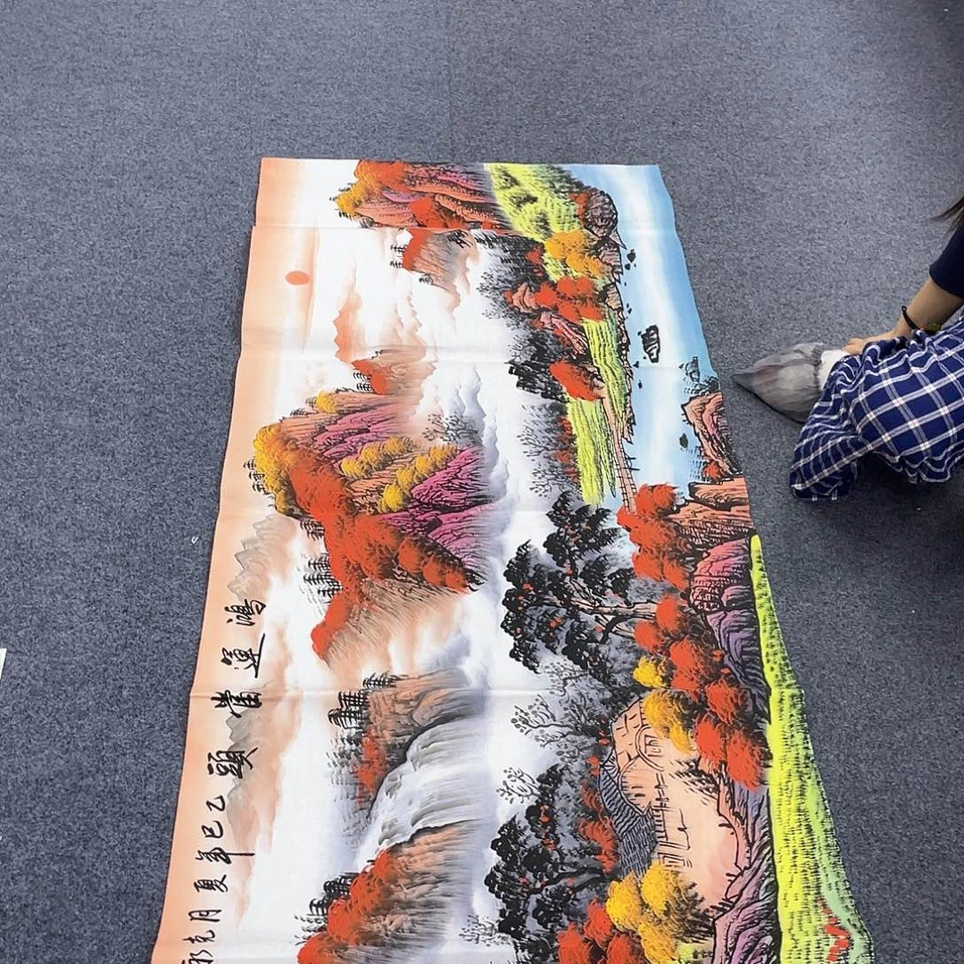 国画作品小姐姐放漏…