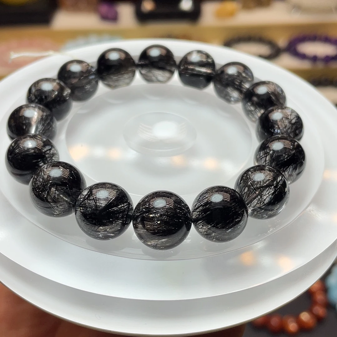 水晶手链未镶嵌黑发晶手链