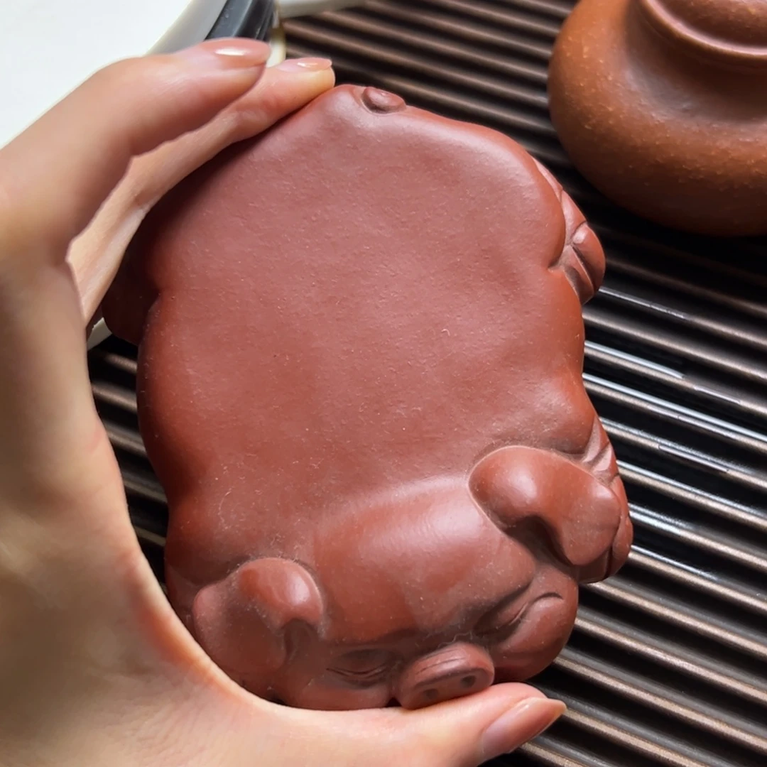 茶壶紫砂紫砂茶宠猪