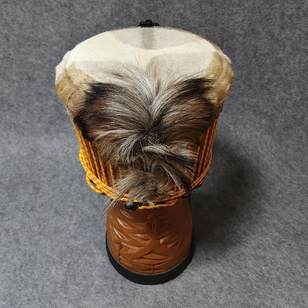 印尼大师鼓非洲鼓直播间展示为准手工翻皮成人演奏打击乐器