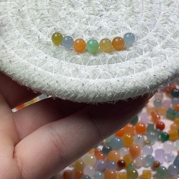 翡翠散珠未镶嵌定制翡翠卡5+