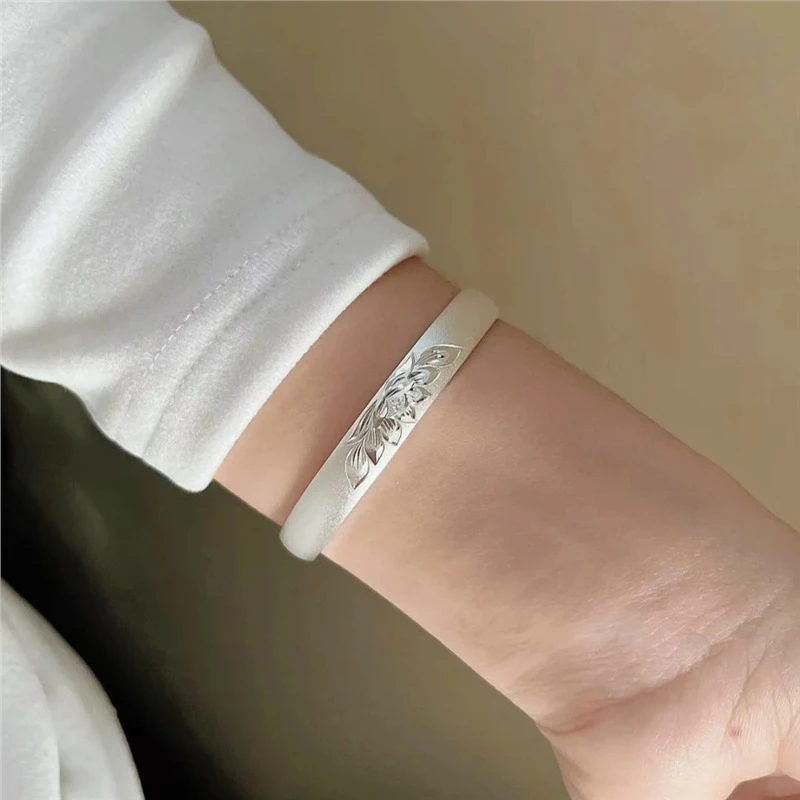 [清仓专属]精品装饰莲花心经手镯摆件A51摆件