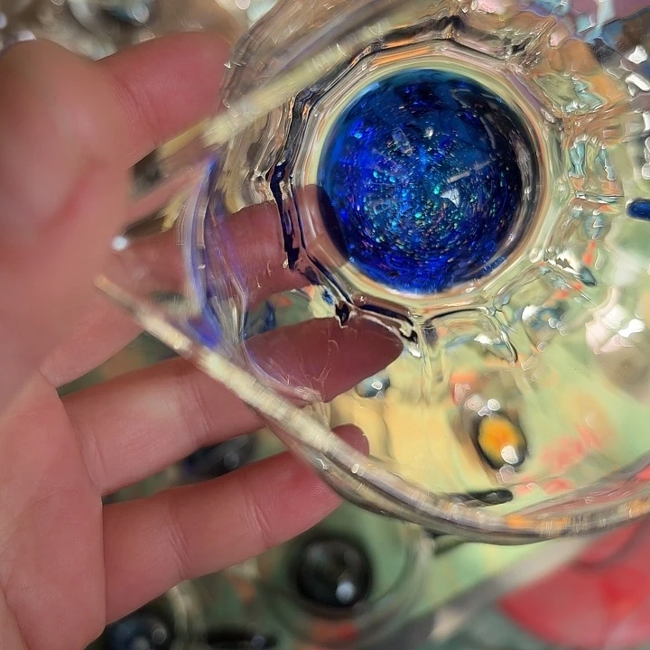 玻璃手工艺品玻璃茶器凌破斑斓