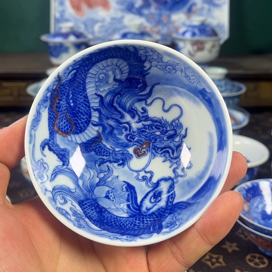 瓷片自成堂景德镇手工手绘