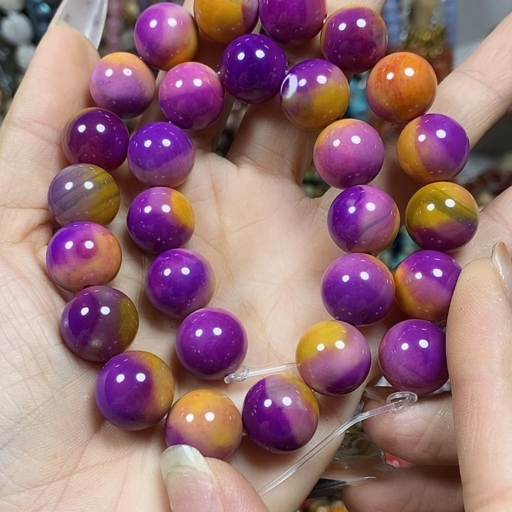 玛瑙/玉髓未镶嵌珠宝半成品地球玛瑙卡14mm