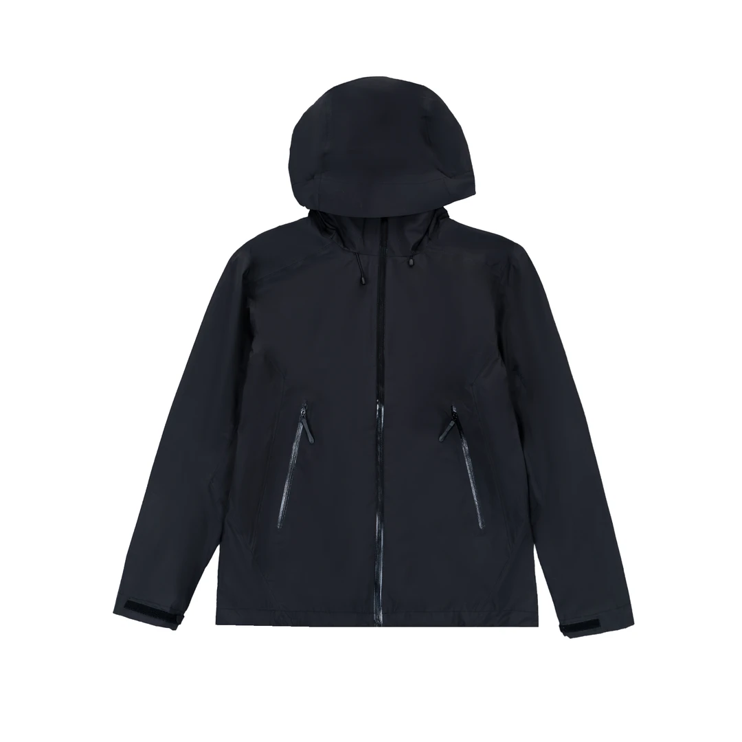 城市户外LT连帽硬壳冲锋衣全压胶工艺溢胶防水防风男女同款