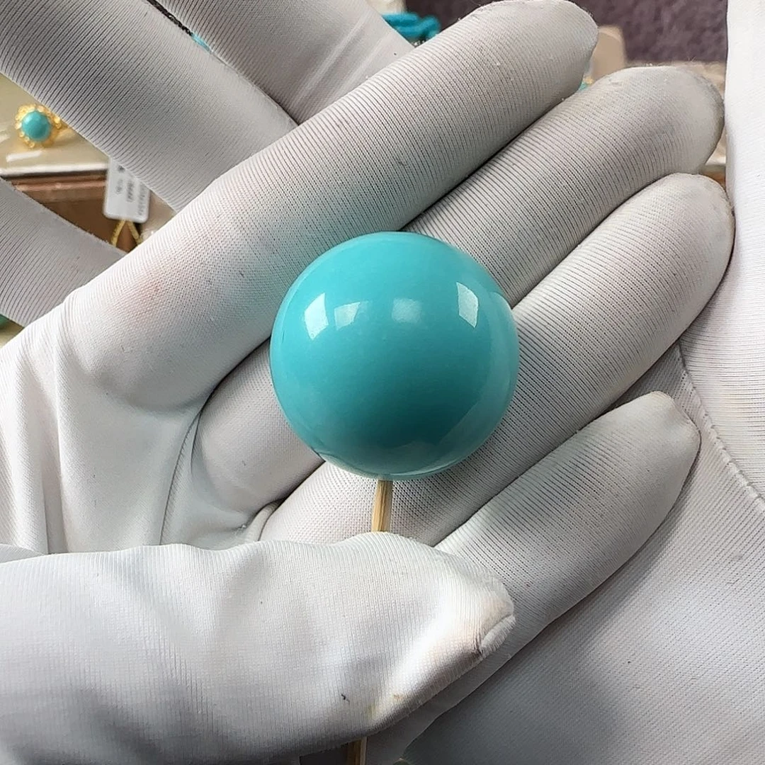 绿松石未镶嵌24mm➕单珠