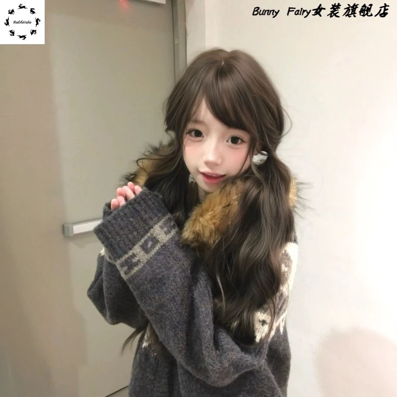 复古慵懒风松弛感超好看费尔岛加厚短外套小个子时尚气质上衣25秋