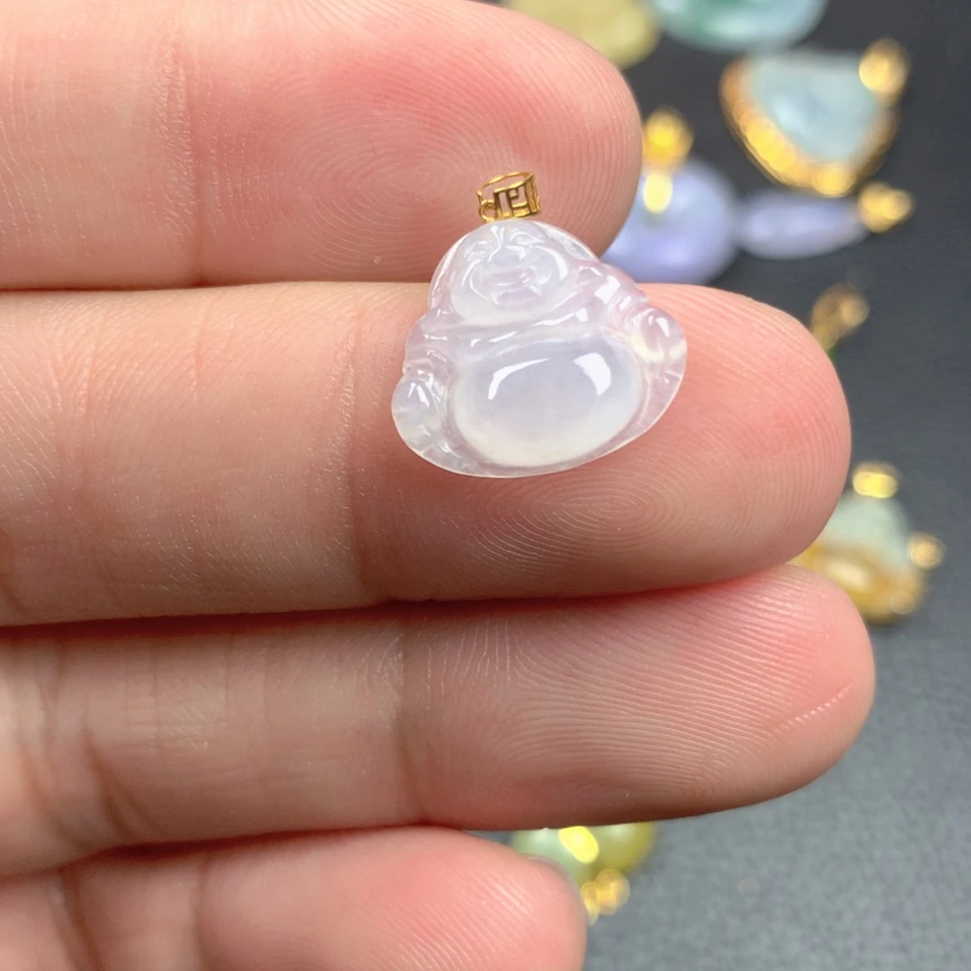 【闪购商品】颈饰18K金镶嵌翡翠翡翠