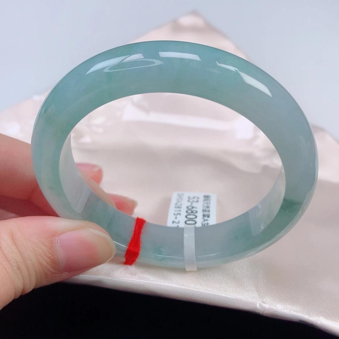 未镶嵌手镯翡翠53正圈