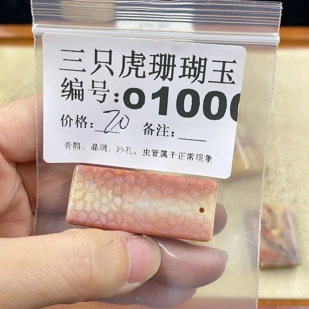 硅化珊瑚（珊瑚玉）1未镶嵌祈*