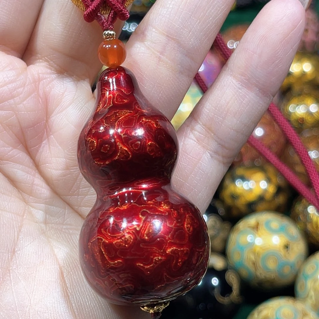 光****红大漆珠极光红大葫芦…………