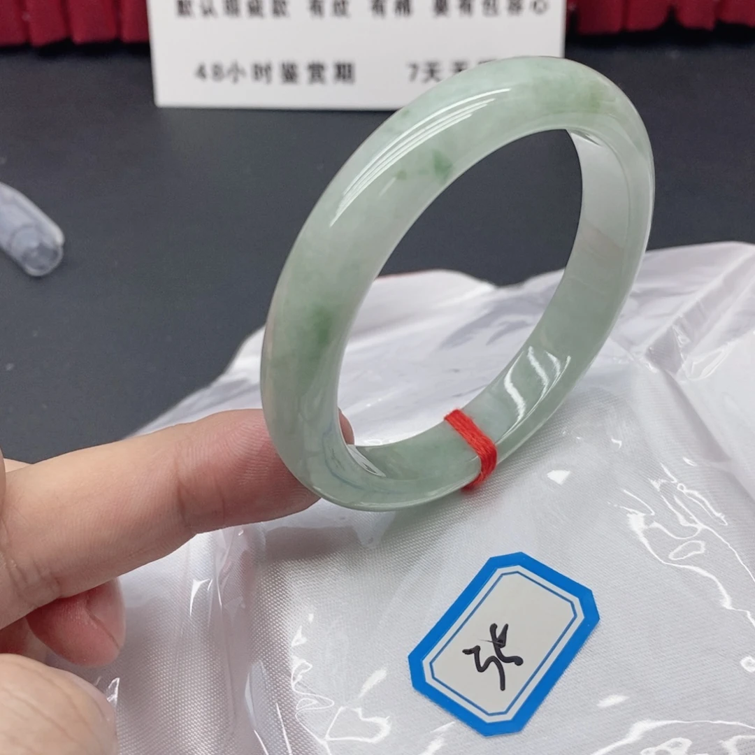 硅化玉未镶嵌手饰翡手镯35555