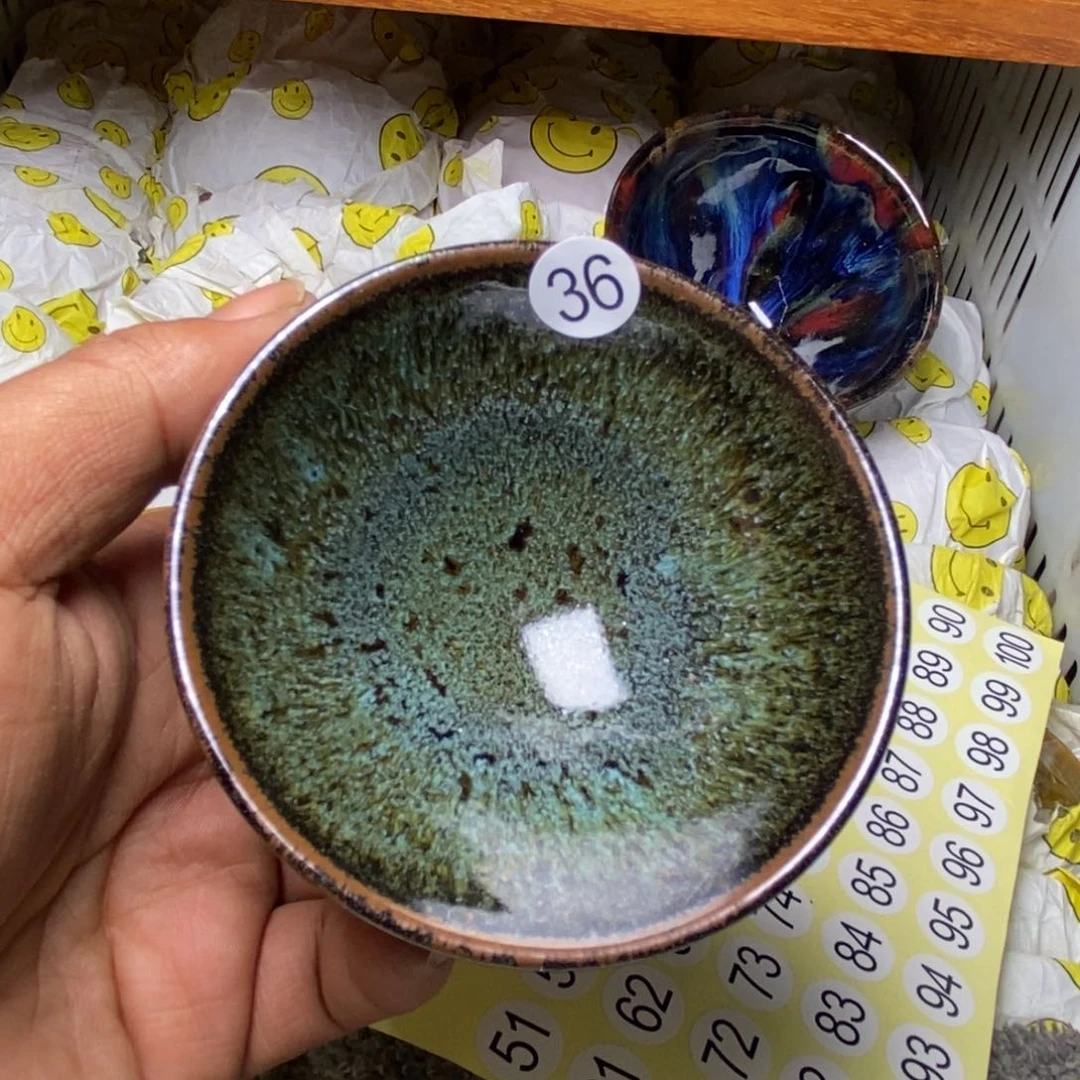 茶盏袁*芬建盏喝茶主人杯茶杯杯
