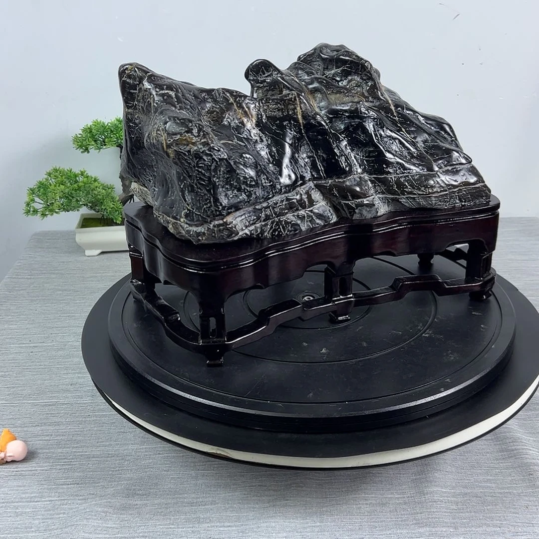 用***6石材灵璧石家居摆件