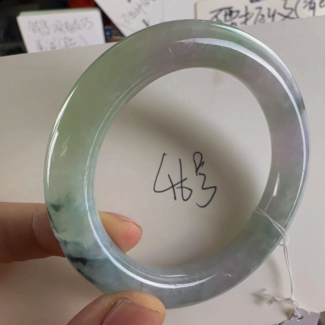 翡翠手镯未镶嵌老坑52.5