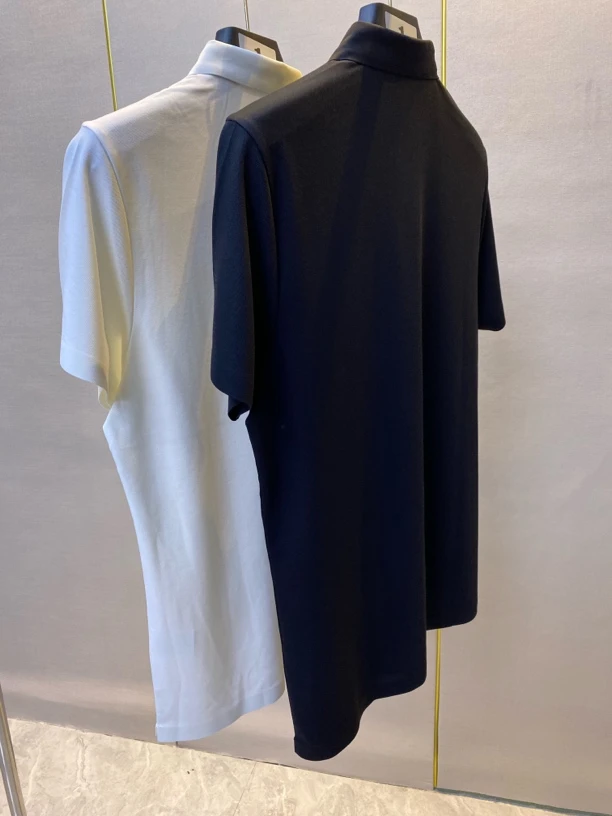 1号男士休闲百搭短袖夏季纯色翻领T恤