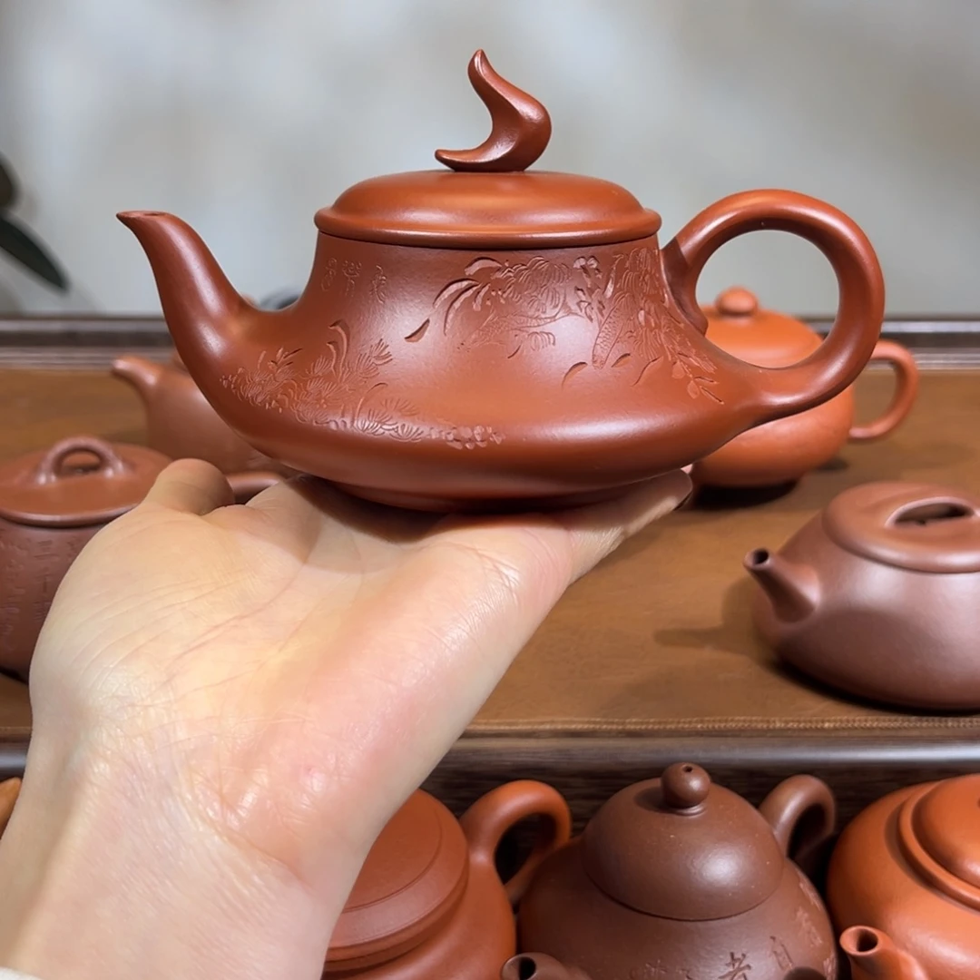 紫砂茶壶特色设计款200cc