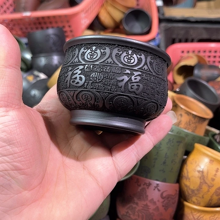 茶杯紫砂全手工紫砂主人杯