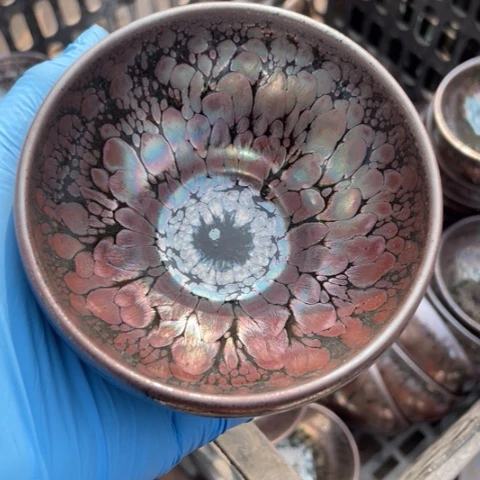 茶盏建阳建盏微瑕油滴