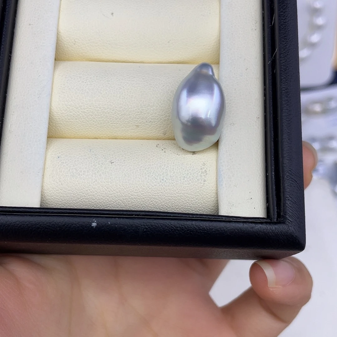 竹***青海水珍珠未镶嵌颈饰