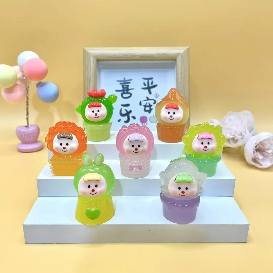 【九宫格】夜光花朵多妹树脂diy摆件挂件