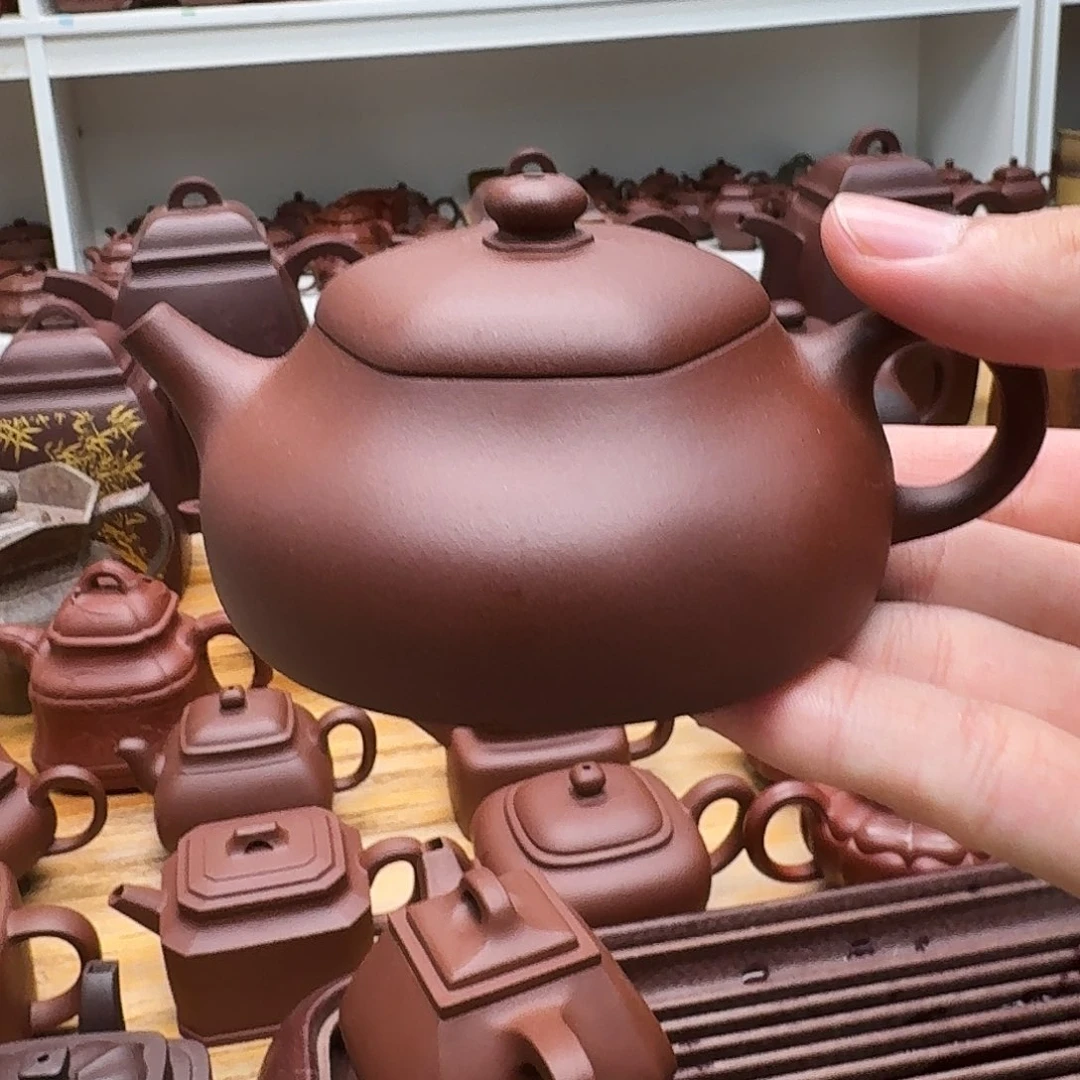 茶壶紫砂紫砂壶六方静乐160cc