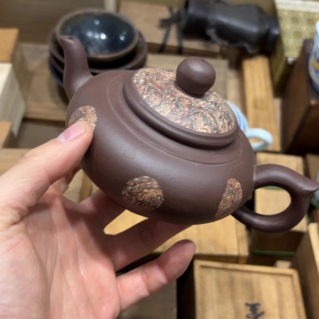 茶壶紫砂般若中古美术工艺品