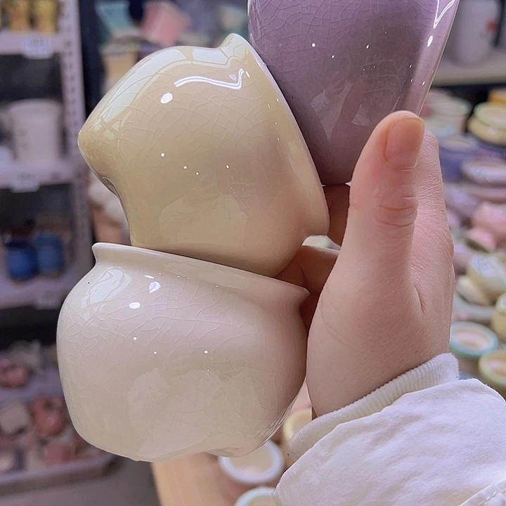 陶瓷花盆当场满12包邮