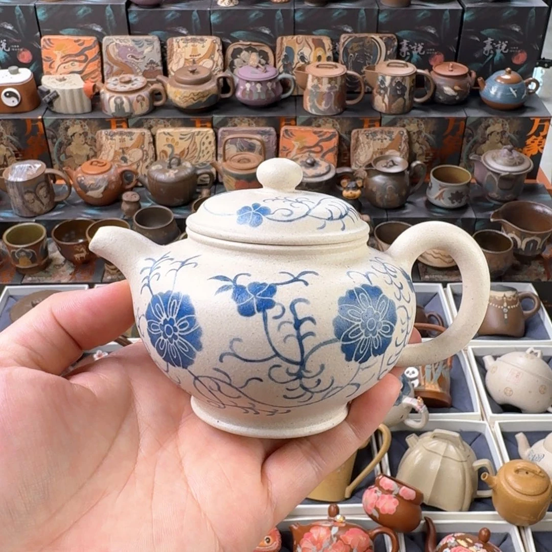 茶壶紫砂200cc原矿精工半手