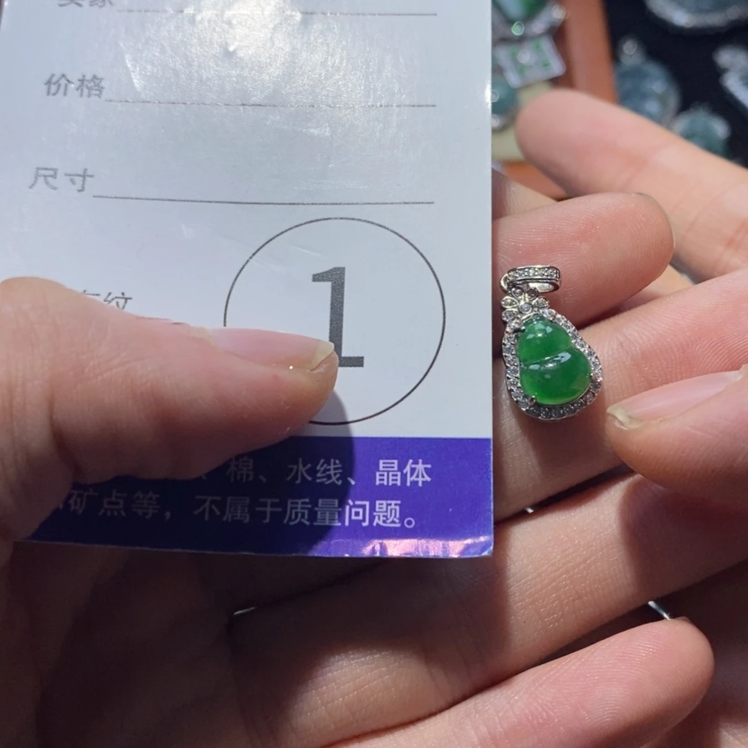 翡翠未镶嵌颈饰翡翠