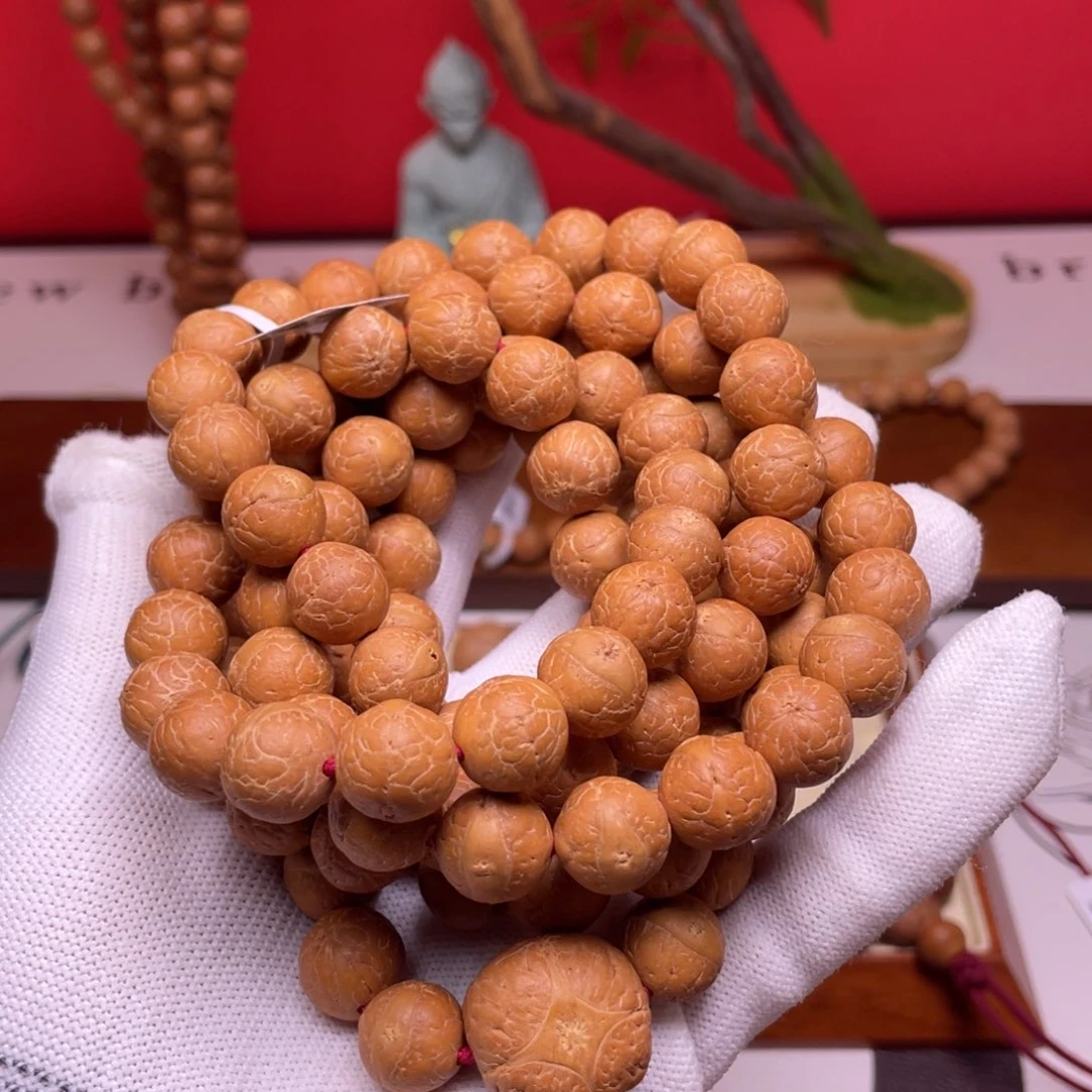 馥***白凤眼菩提手串尼泊尔