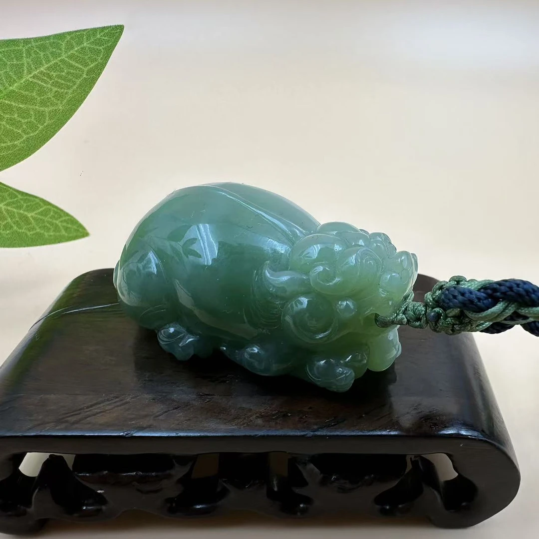 A1312 和田玉手把件 ZB671207567