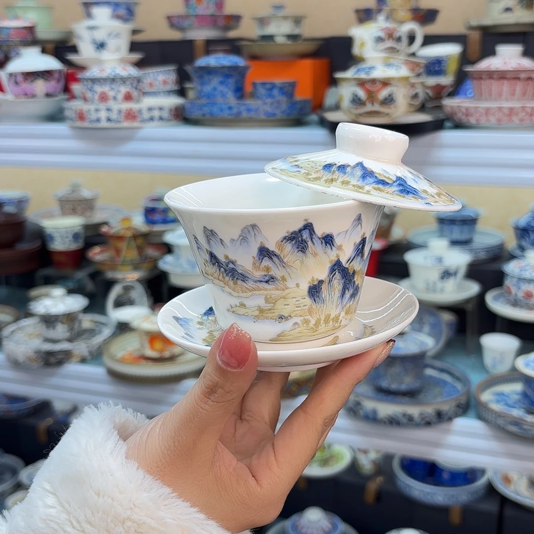 盖碗里的水煮开后放